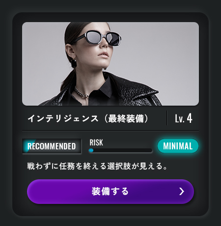 インテリジェンス（最終装備）